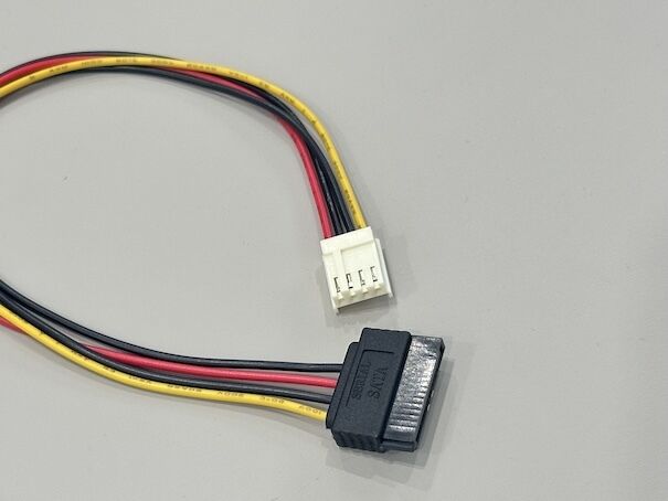SATA 15Pin Power to 4Pin PCB Wire Cable Connector – Electrical Terminal Harness for HDD / Fan / LED