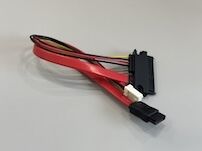 Slimline SATA Power & Data Cable Connector Harness – 7Pin Signal Cable with 4Pin Wire Power Connector for HDD / ODD / Server PCB