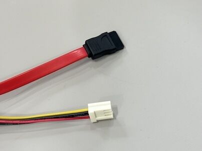 Slimline SATA Power & Data Cable Connector Harness – 7Pin Signal Cable with 4Pin Wire Power Connector for HDD / ODD / Server PCB