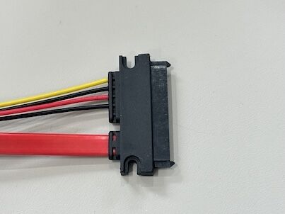 Slimline SATA Power & Data Cable Connector Harness – 7Pin Signal Cable with 4Pin Wire Power Connector for HDD / ODD / Server PCB