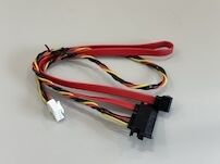 SATA 22Pin to Micro SATA Power Data Cable Connector – Flat Ribbon Electrical Wire Harness for SSD / Server Storage