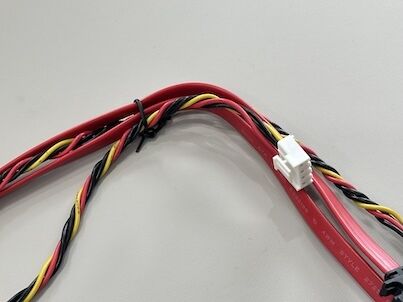 SATA 22Pin to Micro SATA Power Data Cable Connector – Flat Ribbon Electrical Wire Harness for SSD / Server Storage