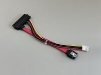SATA 22Pin Power & Data Cable Connector – 7Pin SATA Male with 4Pin PCB Power Wire Harness for HDD / SSD / Server
