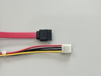 SATA 22Pin Power & Data Cable Connector – 7Pin SATA Male with 4Pin PCB Power Wire Harness for HDD / SSD / Server