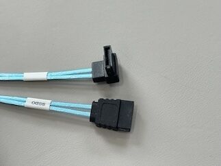 Straight-to-Straight SATA 7Pin Data Cable Connector – Shielded Serial ATA Wire for HDD / SSD / Server Storage