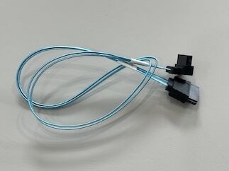 Straight-to-Straight SATA 7Pin Data Cable Connector – Shielded Serial ATA Wire for HDD / SSD / Server Storage