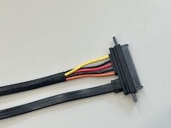 SATA 15Pin Power Connector Y Splitter Cable – 1 to 2 Female Electrical Wire Harness for HDD / SSD / Server Power Distribution