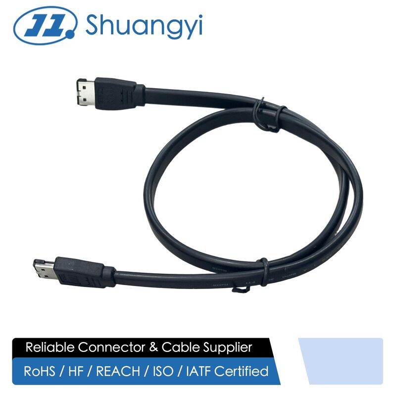 eSATA 7Pin Data Cable Connector – External Serial ATA Wire for HDD Dock / DVR / Server Storage