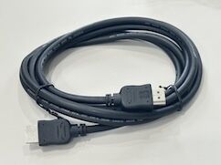 USB-B Panel Mount Extension Connector Cable – Type-B Male to Type-B Female Bracket Wire for Printer / Industrial Control