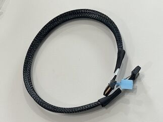 Braided SATA 7Pin Data Cable Connector – Right Angle to Right Angle Shielded Wire for HDD / SSD / Gaming PC / Server