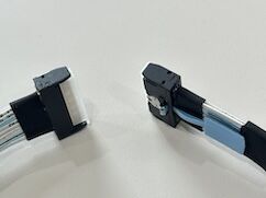 Mini SAS HD to U.2 NVMe SSD Connector Cable – SFF-8643 to SFF-8639 Braided Wire Harness for Server Storage