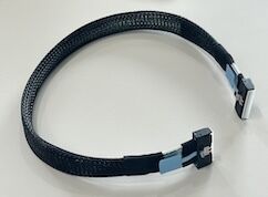 Mini SAS HD to U.2 NVMe SSD Connector Cable – SFF-8643 to SFF-8639 Braided Wire Harness for Server Storage