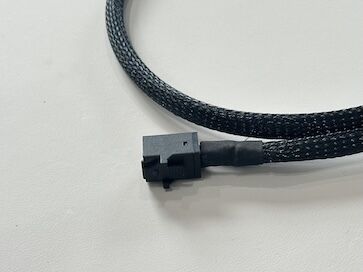 4Pin Fan Connector Sleeved Extension Cable – 2.54 mm Pitch Electrical Wire Harness for PC Case / Server Cooling