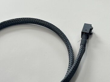 4Pin Fan Connector Sleeved Extension Cable – 2.54 mm Pitch Electrical Wire Harness for PC Case / Server Cooling