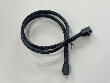 4Pin Fan Connector Sleeved Extension Cable – 2.54 mm Pitch Electrical Wire Harness for PC Case / Server Cooling