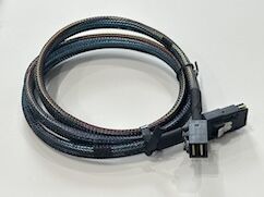 Mini SAS HD SFF-8643 to SFF-8643 High-Speed Cable Connector Assembly 1m | Internal Server Storage Signal & Power Wire Harness