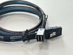 Mini SAS HD SFF-8643 to SFF-8643 High-Speed Cable Connector Assembly 1m | Internal Server Storage Signal & Power Wire Harness