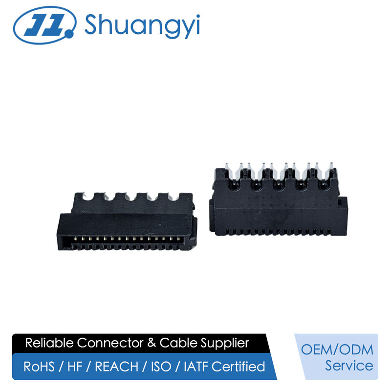 SATA 15P Female Puncture Connector | Gold-Plated Terminal G/F for 24AWG Wire | Electrical Signal PCB Connector for Server, Automotive & Wire Cable Applications
