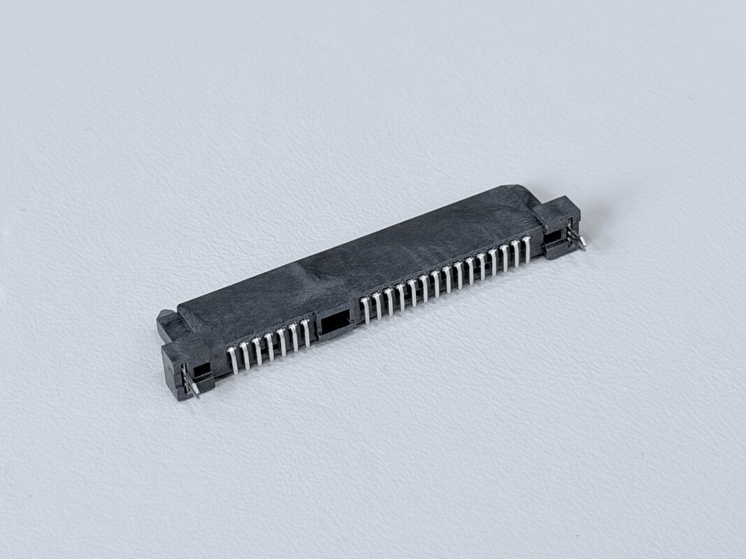 SATA 22P Female Connector | Pin SMT PCB Terminal Connector | G/F Gold-Plated Electrical Signal Female Connector for Server, Automotive, Wire Cable Applications