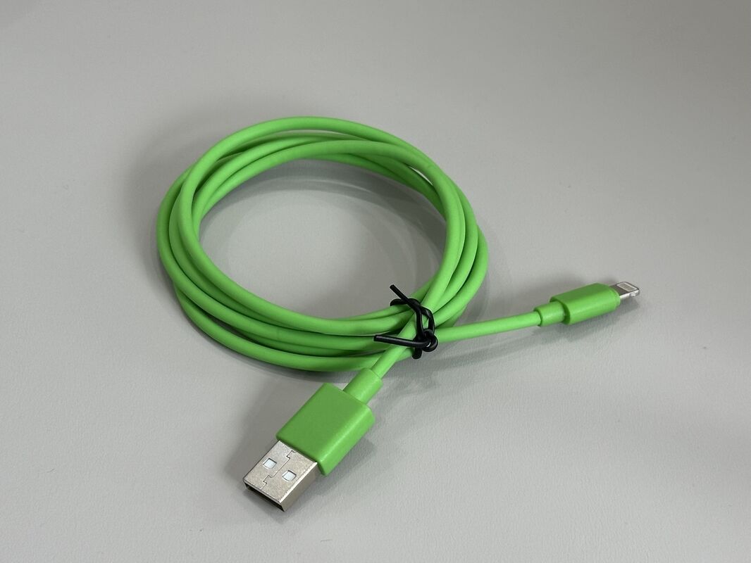 USB-A to Lightning Power & Data Cable Connector, Flexible Charging Wire for Mobile Phone & Tablet