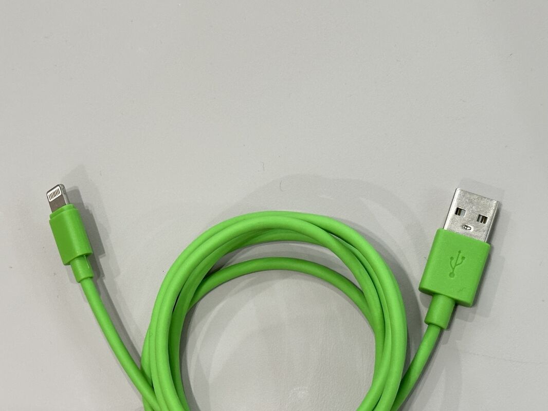 USB-A to Lightning Power & Data Cable Connector, Flexible Charging Wire for Mobile Phone & Tablet