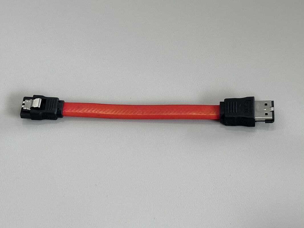 eSATA to SATA 7-Pin Data Connector Cable – Latching Serial ATA Transmission Wire for HDD/SSD, DVR, Industrial PC and Server Storage