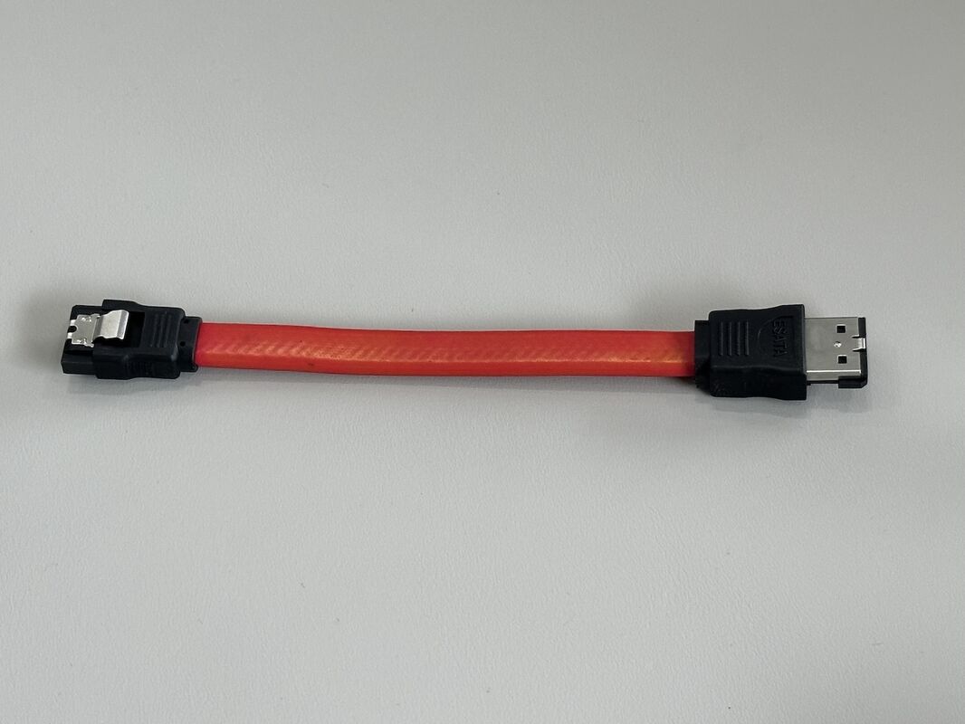 eSATA to SATA 7-Pin Data Connector Cable – Latching Serial ATA Transmission Wire for HDD/SSD, DVR, Industrial PC and Server Storage