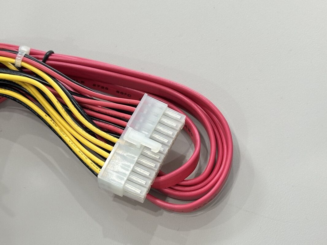 Multi-Drop SATA Power & Signal Wire Harness Connector Assembly for HDD/SSD, 4P to Multi-SATA Cable