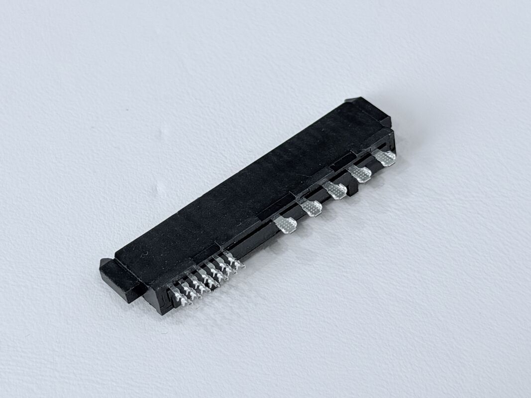 SATA 22-Pin Female Connector Series, 15P Reverse-Cup Type, 180° SMT, Gold-Plated G/F, Electronic Signal & Power Transmission Connector for Server, Automotive & PCB Applications