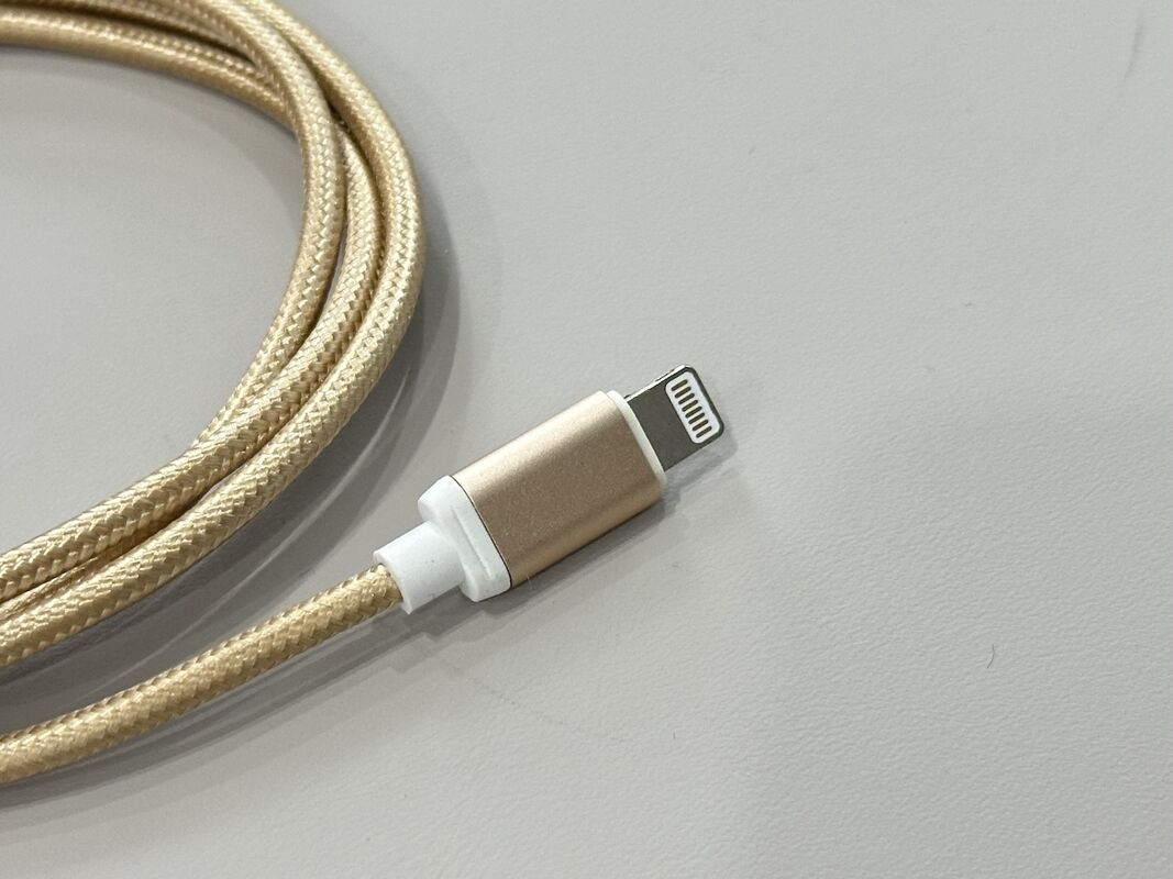 USB to Lightning Charging Cable Connector, Braided Power Wire for Mobile Phone Power & Data