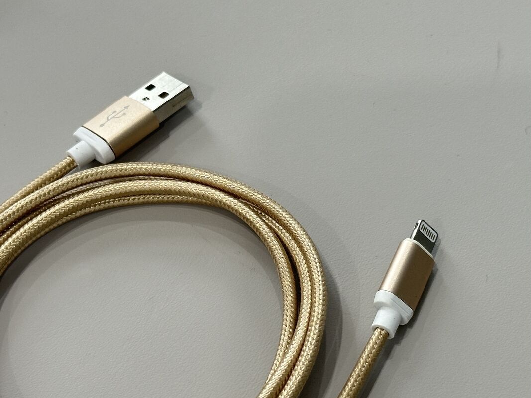 USB to Lightning Charging Cable Connector, Braided Power Wire for Mobile Phone Power & Data