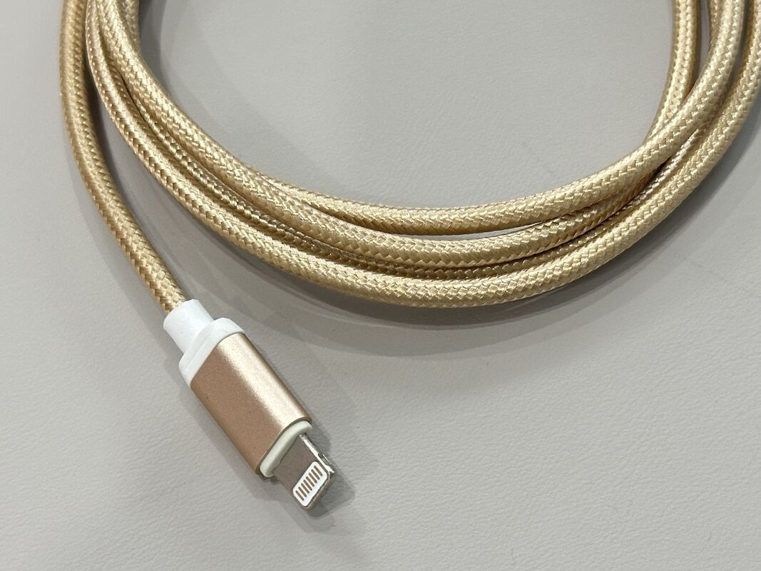 USB to Lightning Charging Cable Connector, Braided Power Wire for Mobile Phone Power & Data