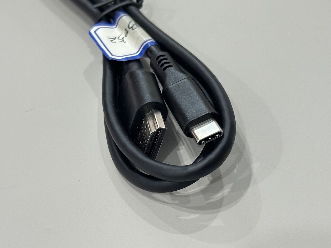 USB Type-C to DisplayPort Male Cable Connector for 4K Video Transmission
