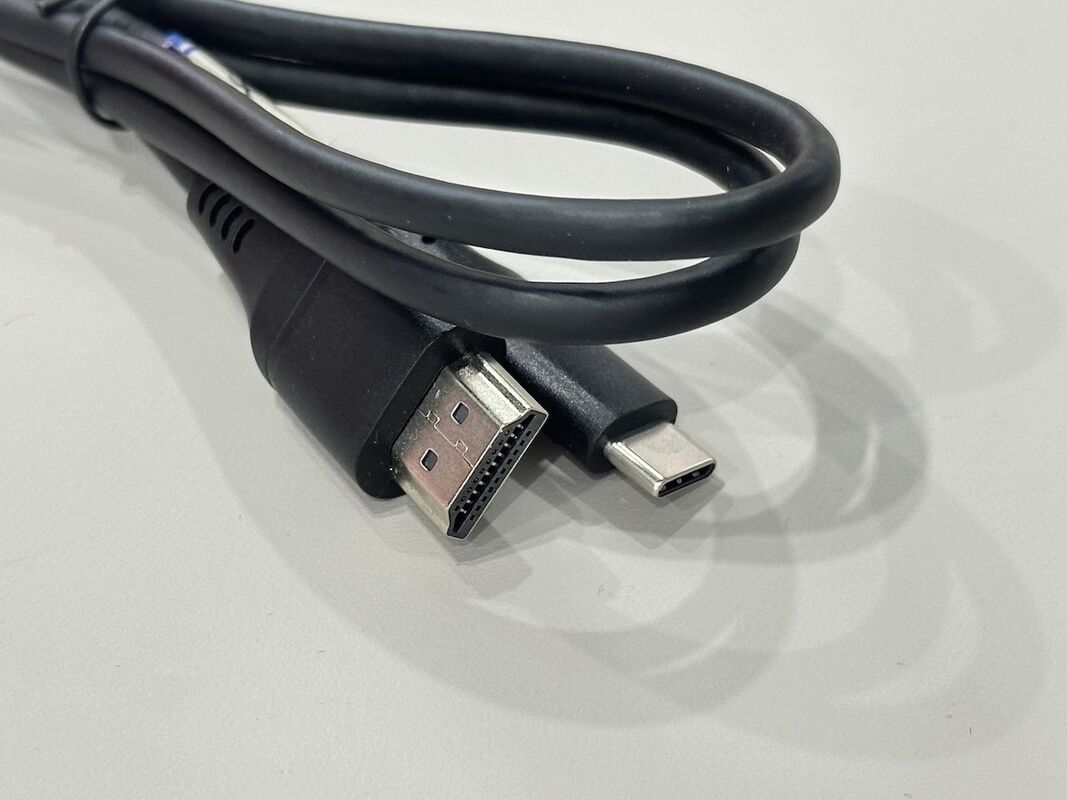 USB Type-C to DisplayPort Male Cable Connector for 4K Video Transmission