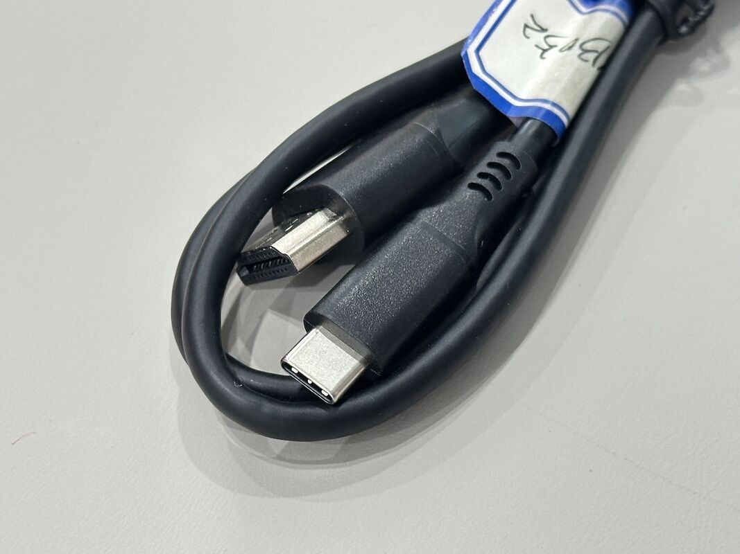 USB Type-C to DisplayPort Male Cable Connector for 4K Video Transmission
