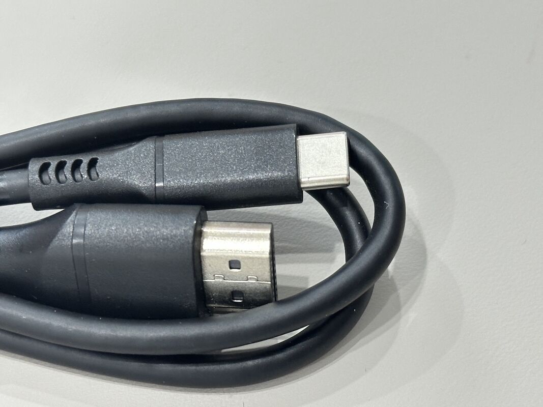 USB Type-C to DisplayPort Male Cable Connector for 4K Video Transmission