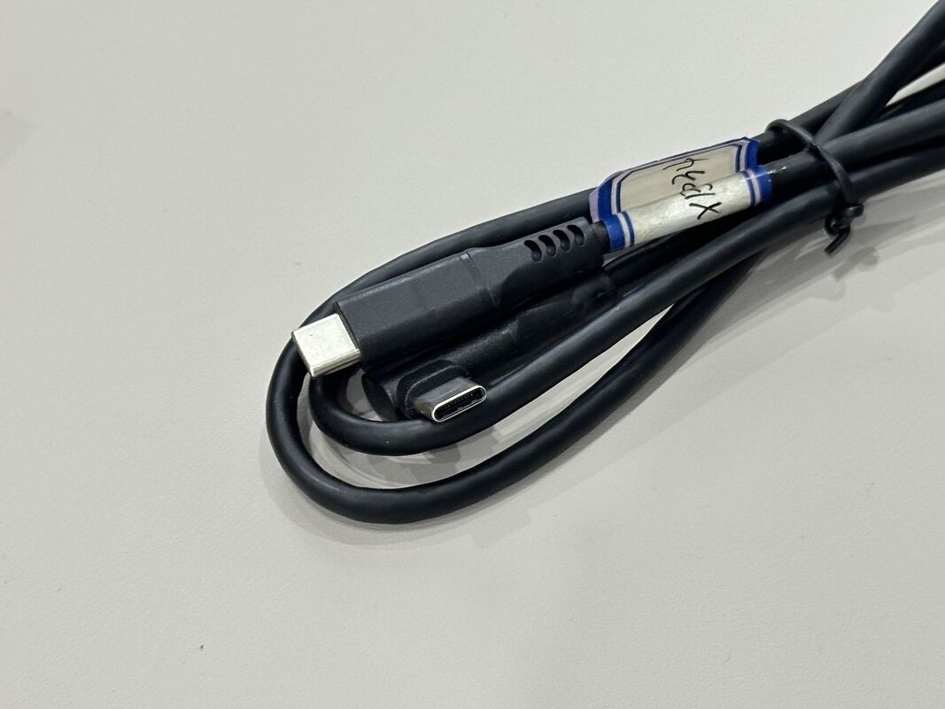 USB Type-C to USB Type-C Right-Angle Power & Data Cable Connector