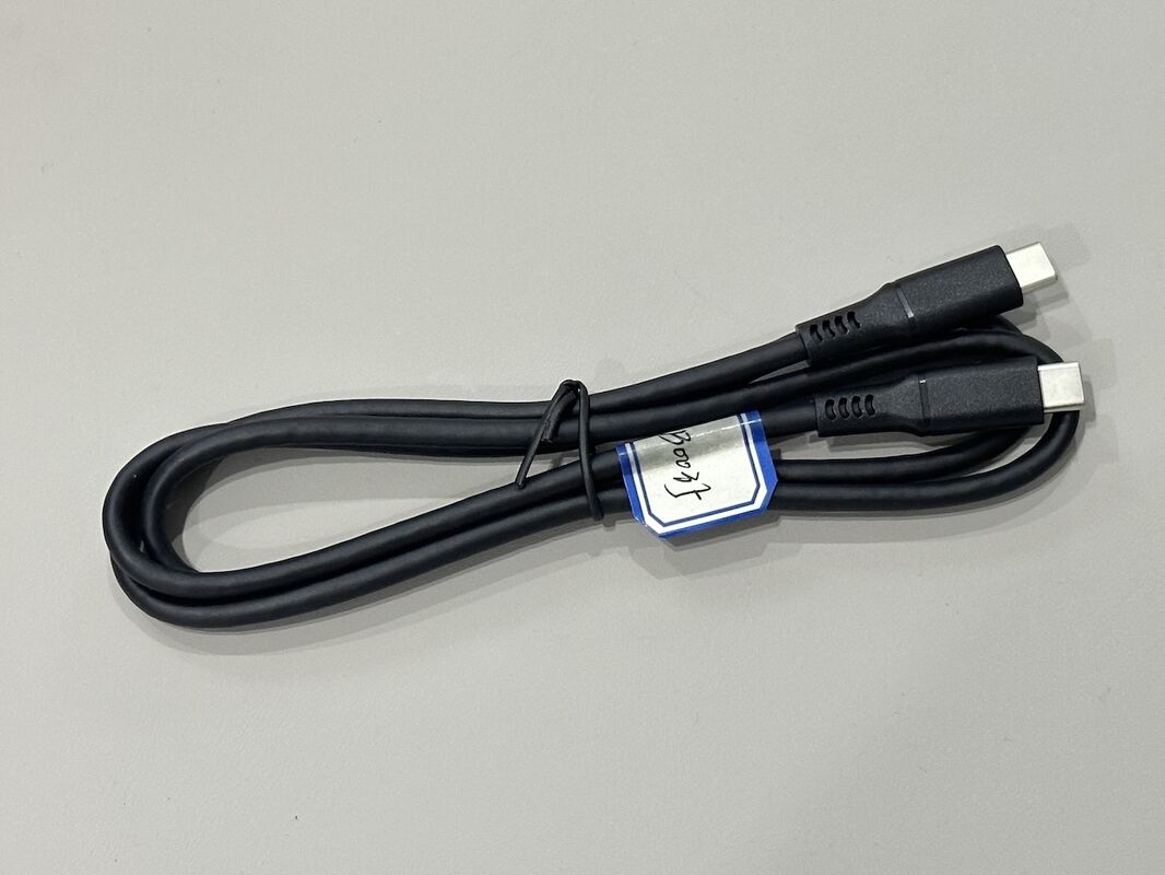 USB Type-C to USB Type-C Right-Angle Power & Data Cable Connector