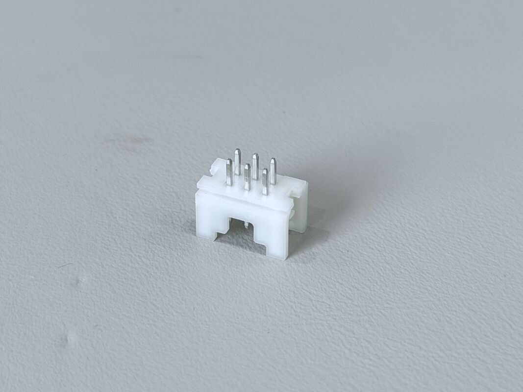 2.00mm Pitch Dual-Row Right-Angle Pin Header Connector | 2×3P 6 PIN PCB Electronic Signal Connector for Automotive, Server & Power Applications