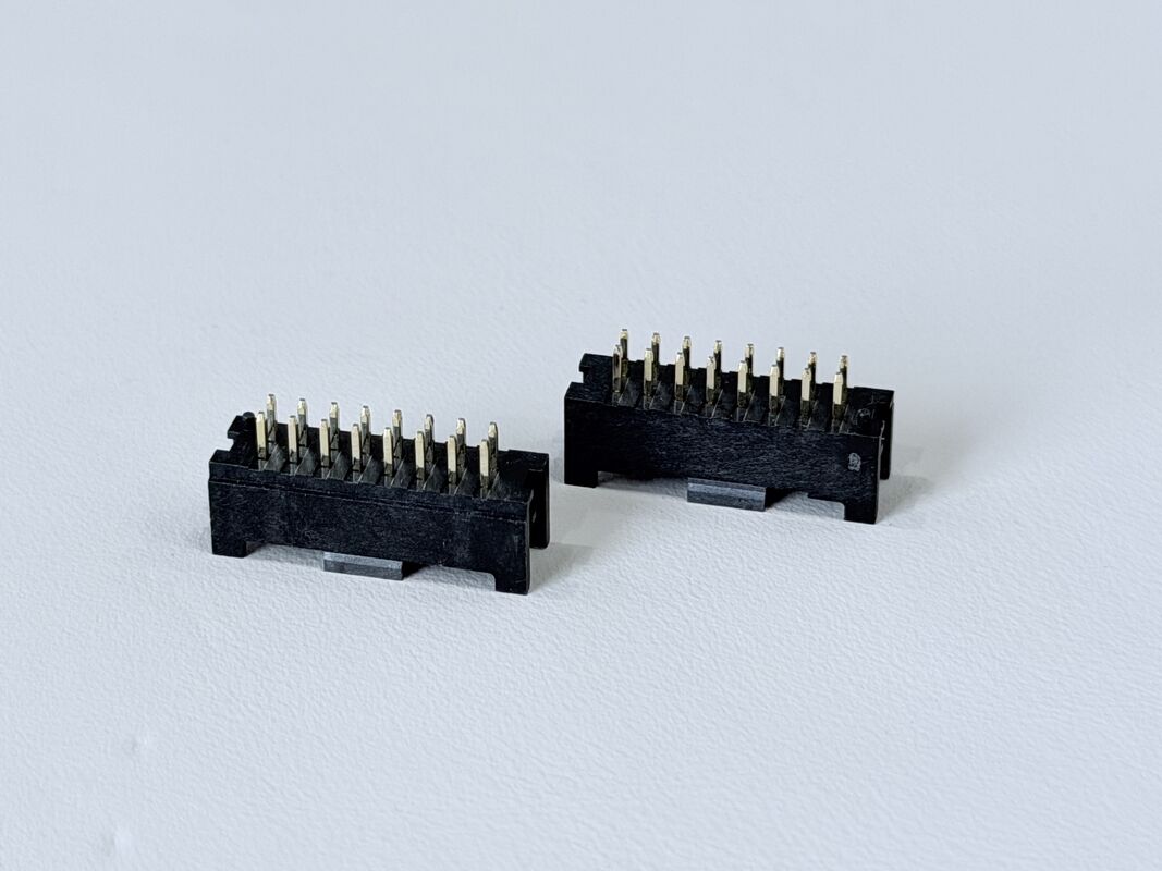2×8 Pin Header Connector 2.00mm Pitch | Vertical PCB Mount with Post | Gold-Finished Electronic Signal Connector for PCB, Server, Automotive & Industrial Applications