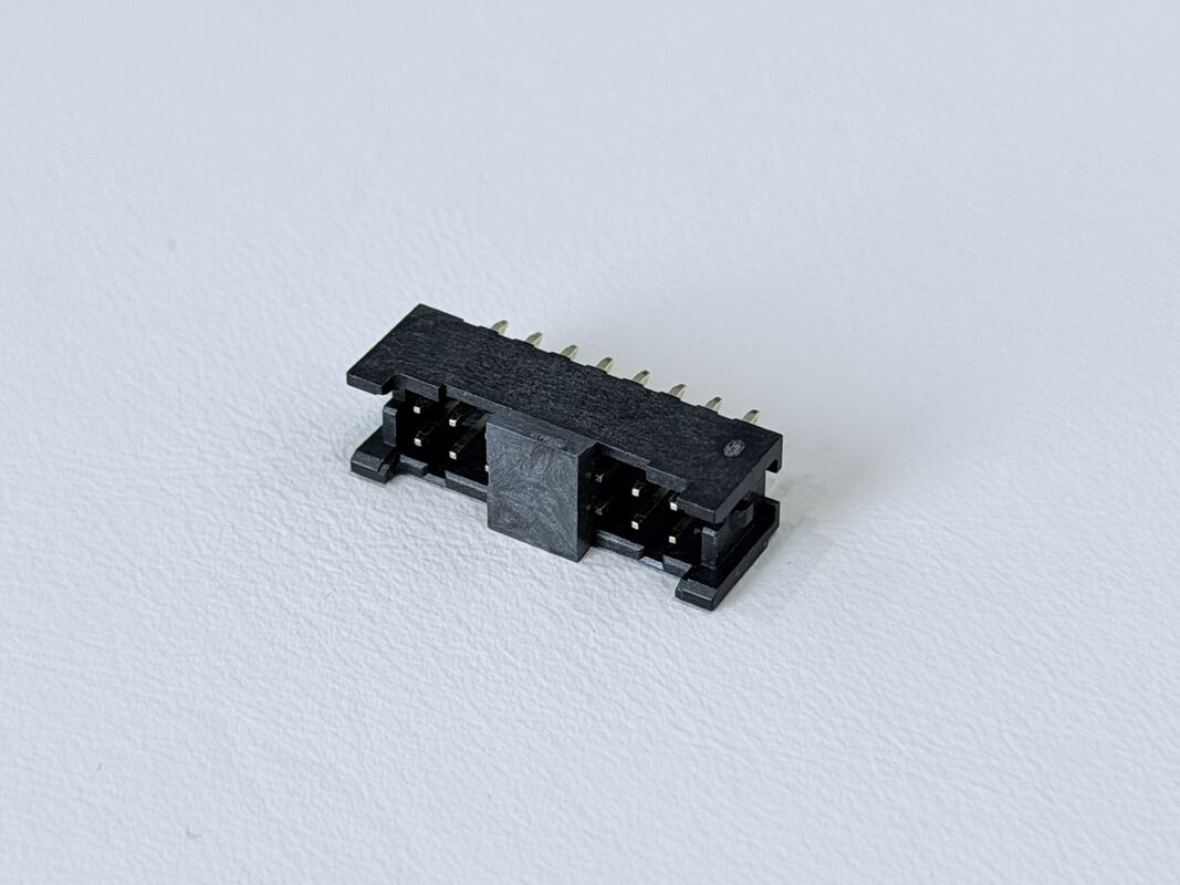 2×8 Pin Header Connector 2.00mm Pitch | Vertical PCB Mount with Post | Gold-Finished Electronic Signal Connector for PCB, Server, Automotive & Industrial Applications