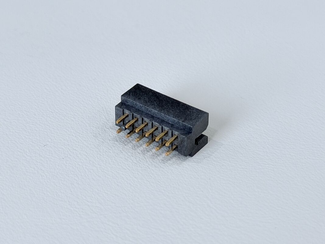 2.00mm Pitch Dual-Row Pin Header Connector, Vertical PCB Mount, 2×6 Pins, Electrical Signal Gold-Plated Terminal Connector for Automotive, Server & Industrial Devices