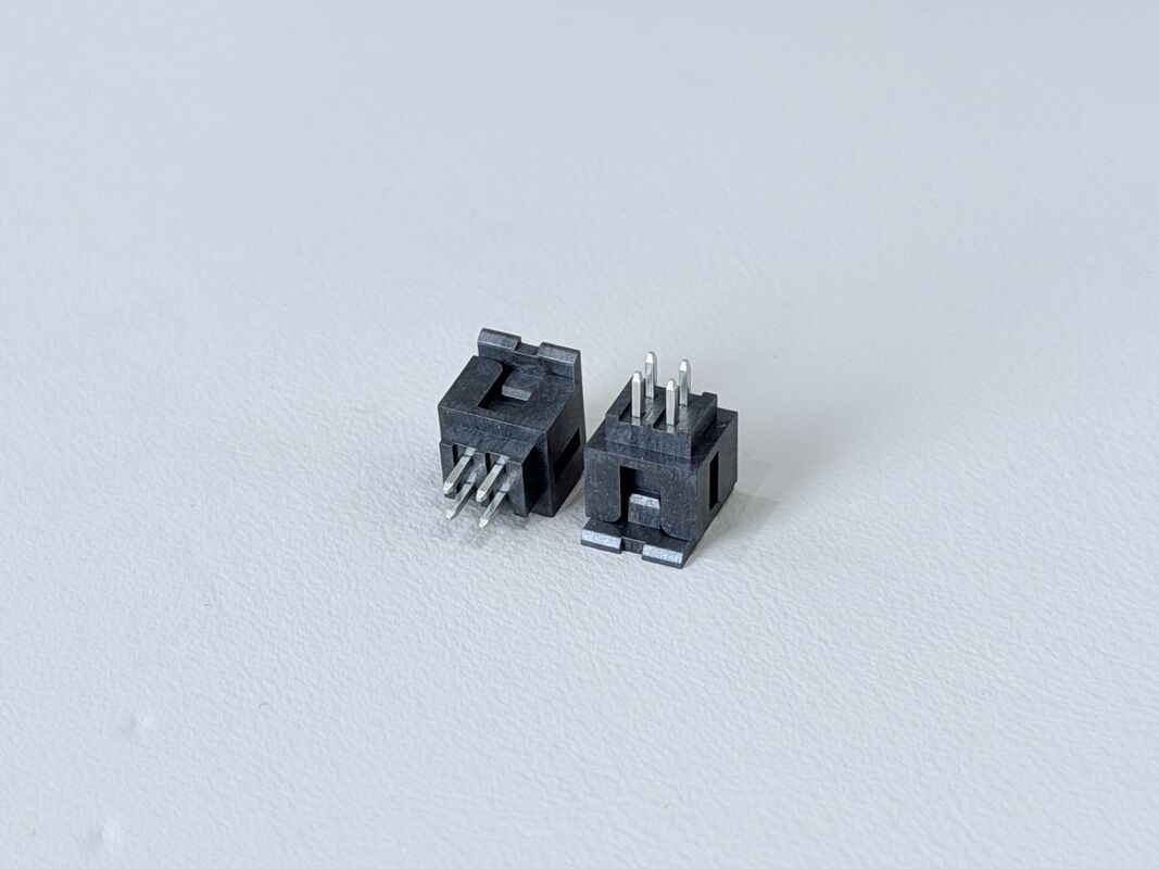 2.00mm Pitch 2×2 Pin Header Connector, Tin-Plated 100µ”, PCB Through-Hole Pin Header for Electronic Signal & Power Applications