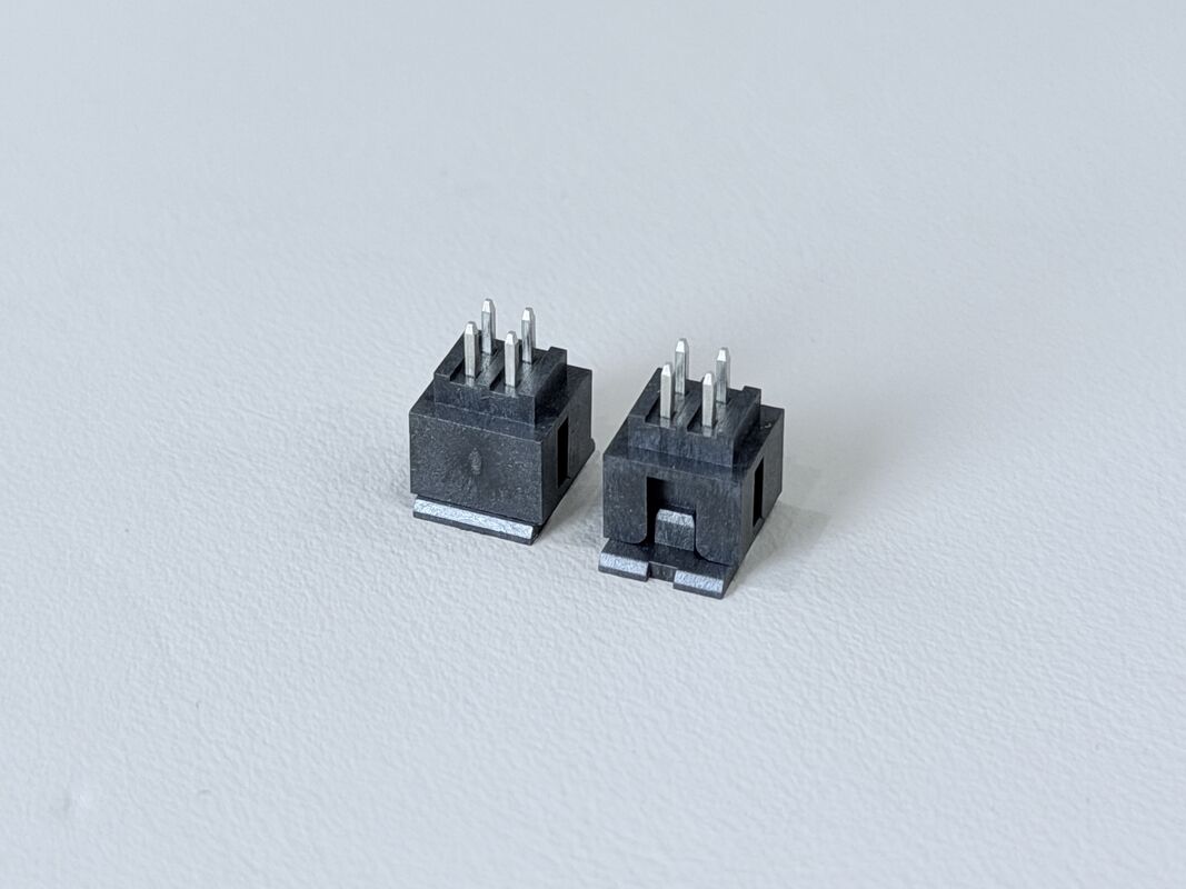 2.00mm Pitch 2×2 Pin Header Connector, Tin-Plated 100µ”, PCB Through-Hole Pin Header for Electronic Signal & Power Applications