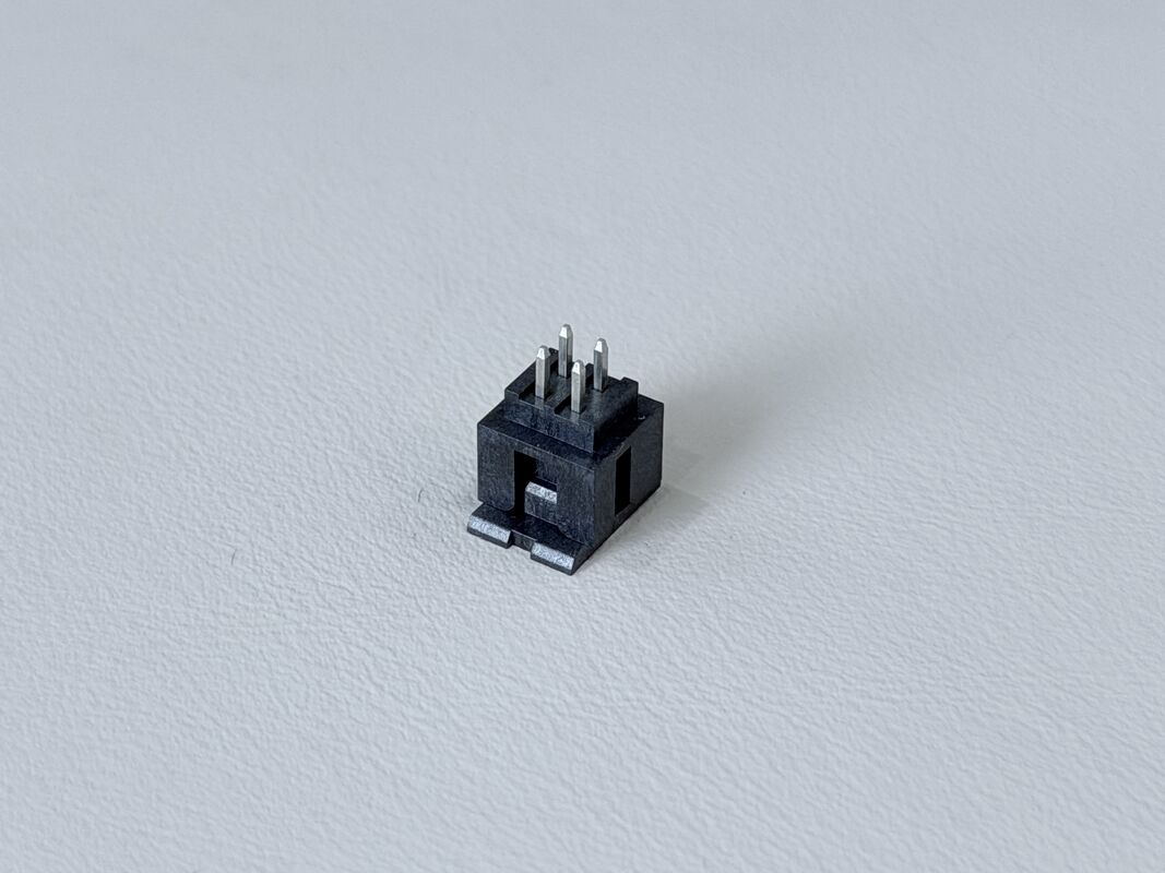 2.00mm Pitch 2×2 Pin Header Connector, Tin-Plated 100µ”, PCB Through-Hole Pin Header for Electronic Signal & Power Applications