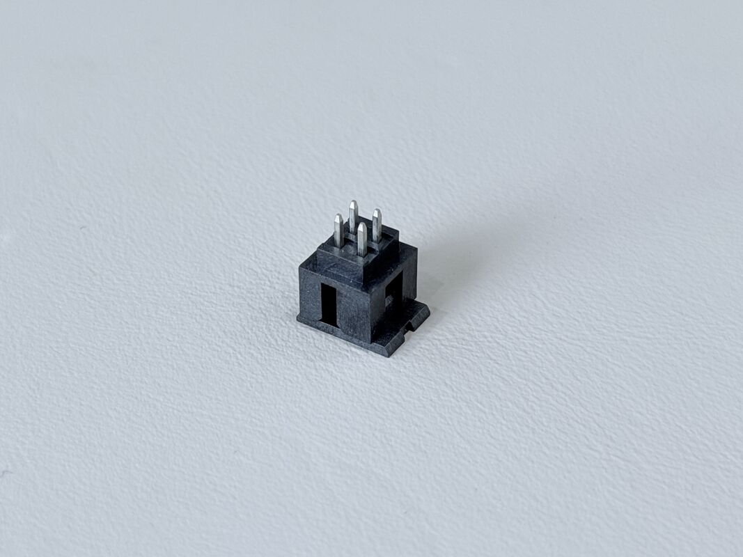 2.00mm Pitch 2×2 Pin Header Connector, Tin-Plated 100µ”, PCB Through-Hole Pin Header for Electronic Signal & Power Applications