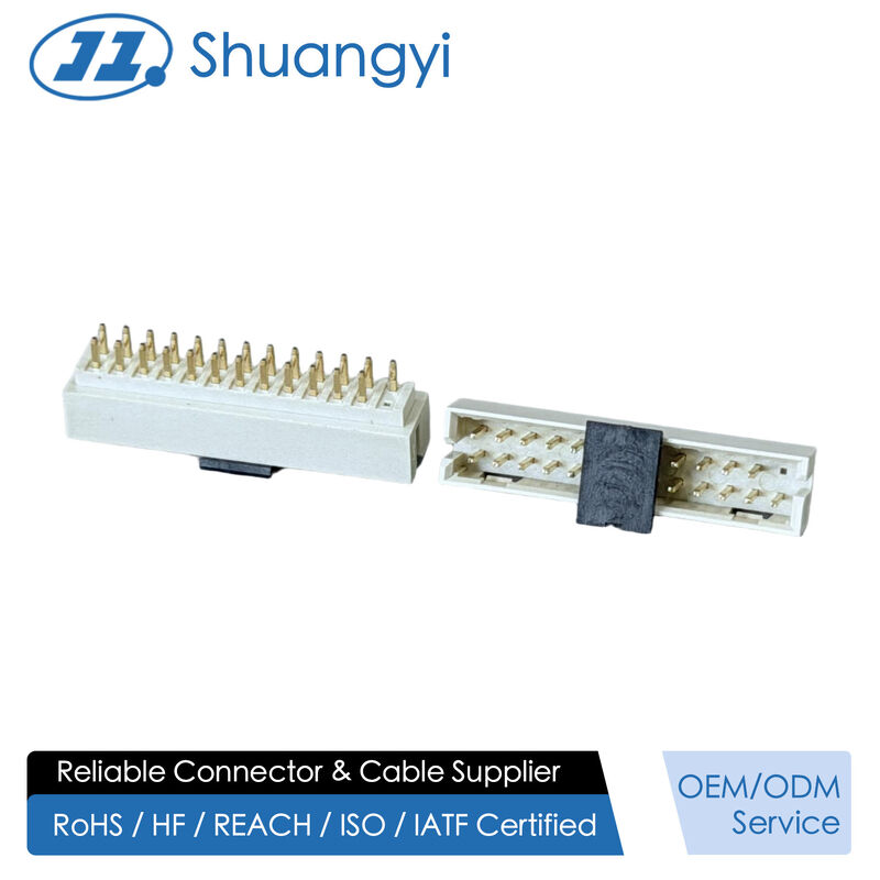 2.00mm Pitch 2×13 Pin Header Connector, Dual-Row PCB Through-Hole Connector, Gold-Flash Plated G/F, Nickel-Plated Terminals, Electrical Signal & Power Transmission