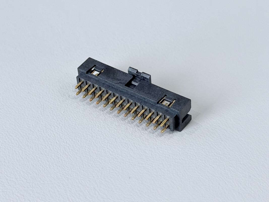 2.00mm Pitch 2×13 Pin Header Connector, Dual-Row PCB Through-Hole Electronic Connector, Gold-Plated Terminals, Signal & Power Transmission