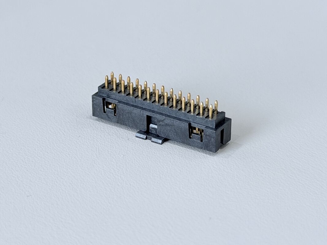 2.00mm Pitch 2×13 Pin Header Connector, Dual-Row PCB Through-Hole Electronic Connector, Gold-Plated Terminals, Signal & Power Transmission