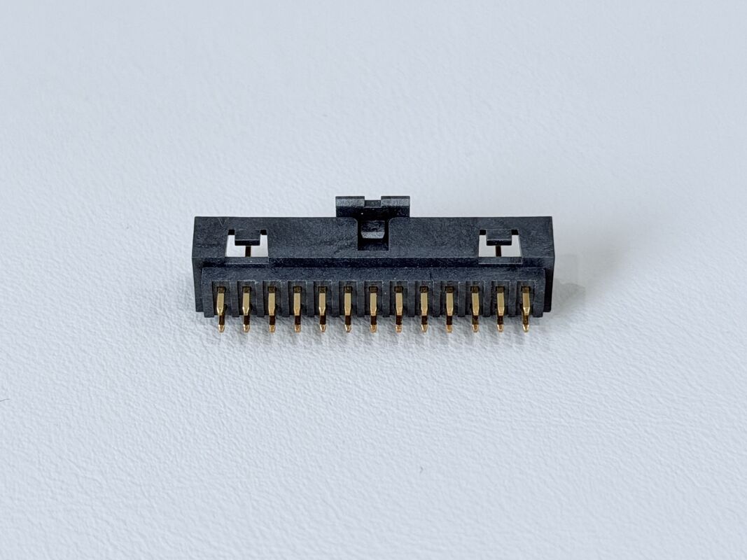 2.00mm Pitch 2×13 Pin Header Connector, Dual-Row PCB Through-Hole Electronic Connector, Gold-Plated Terminals, Signal & Power Transmission